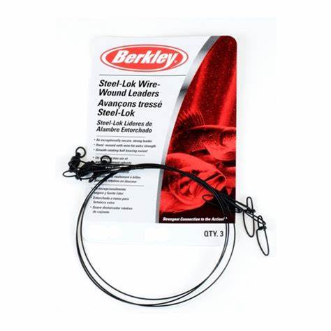BERKLEY STEELON WIRE LEADER BLACK 3pk - Hook & Arrow Supply Co.