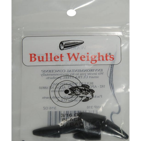 BULLET WEIGHTS LEAD- BLACK - Hook & Arrow Supply Co.